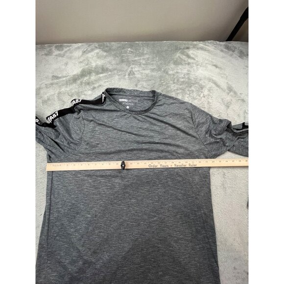 Aeropostale Mens 2XL Gray Heather Stretch Long Sleeve Performance Workout Shirt - Picture 4 of 13